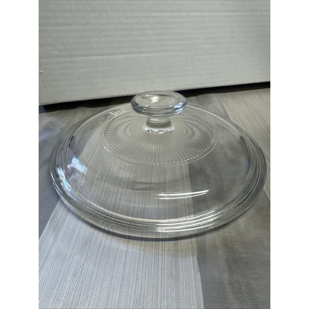 Vintage Pyrex G5C Replacement Glass Lid G-5-C Corning Ware 8” Clear